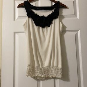 Maurice’s Black And White Tank